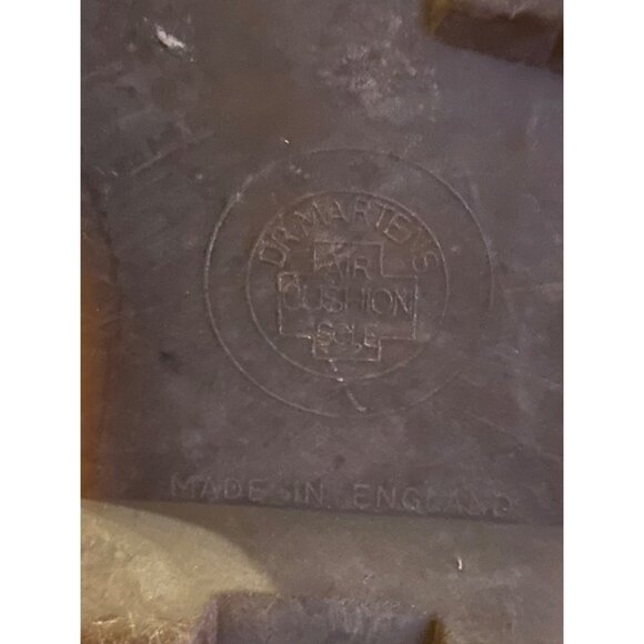 Dr. Martens Vintage Leather Boots Size 10 - Emo Boots That Have Seen It All - Picture 12 of 12